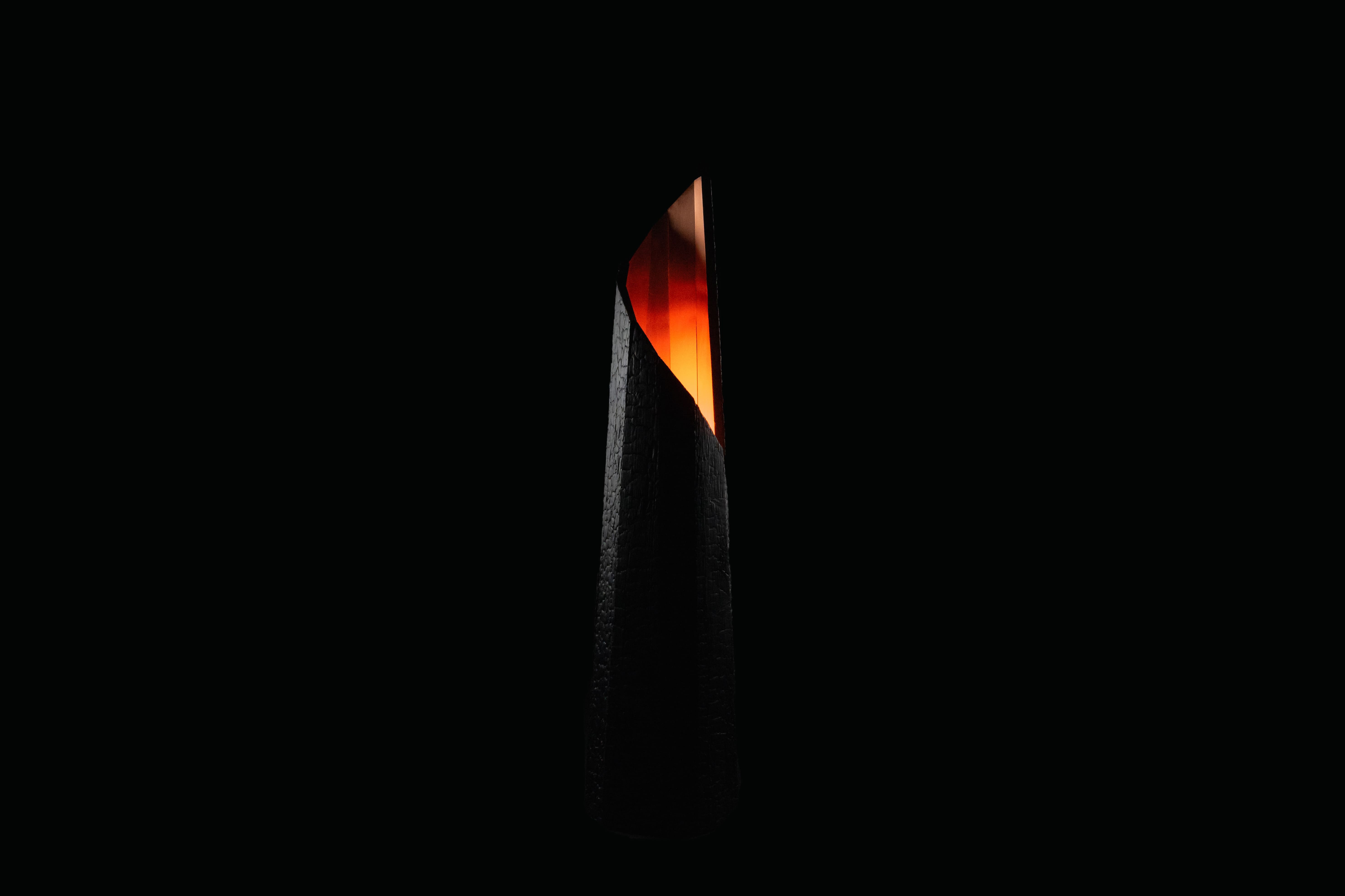 Yaki Object I on black studio background.